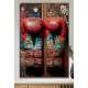Quadro Decorativo Luvas de Boxe com efeitos Escritos
