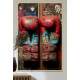 Quadro Decorativo Luvas de Boxe com efeitos Escritos