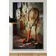 Quadro Decorativo Raquete de T�nis ao Lado de Uma Parede
