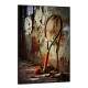 Quadro Decorativo Raquete de T�nis ao Lado de Uma Parede