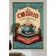 Quadro Decorativo X�cara de Caf� Retr� com Gr�os 4