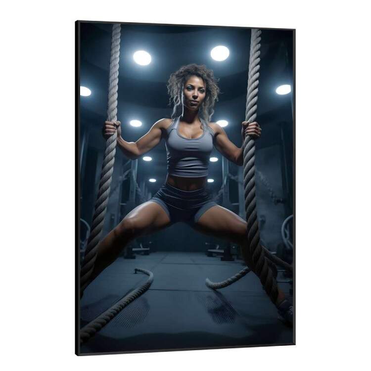 Quadro Decorativo Cross Fit Feminino 2