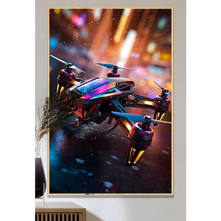 Quadro Decorativo Drone Voando