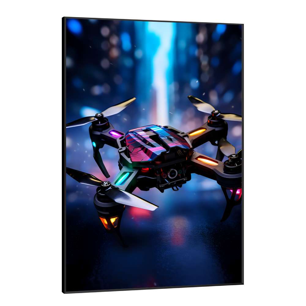 Quadro Decorativo Drone Voando 3