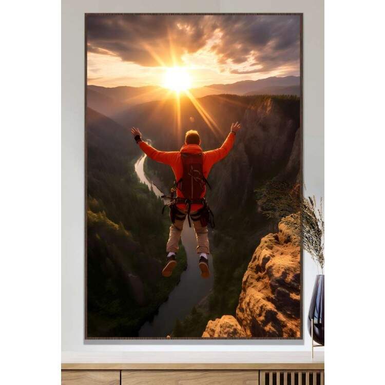 Quadro Decorativo Esportes Salto de Paraquedas 2