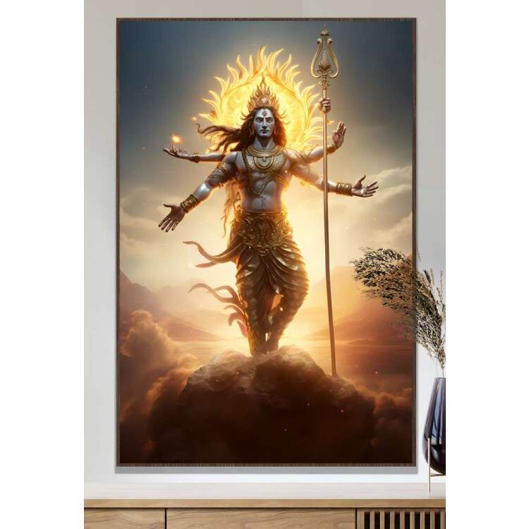 Quadro Decorativo Deus Shiva Hindusmo