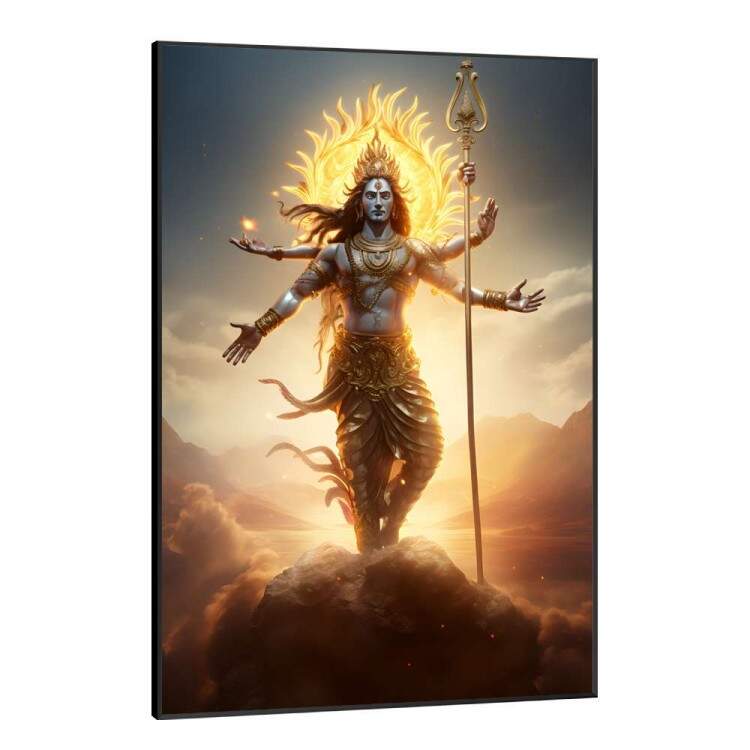 Quadro Decorativo Deus Shiva Hindusmo
