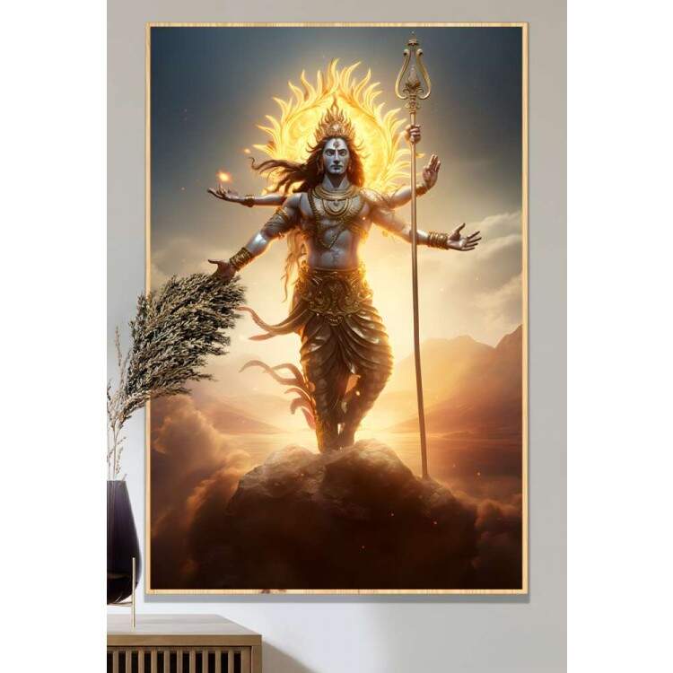 Quadro Decorativo Deus Shiva Hindusmo
