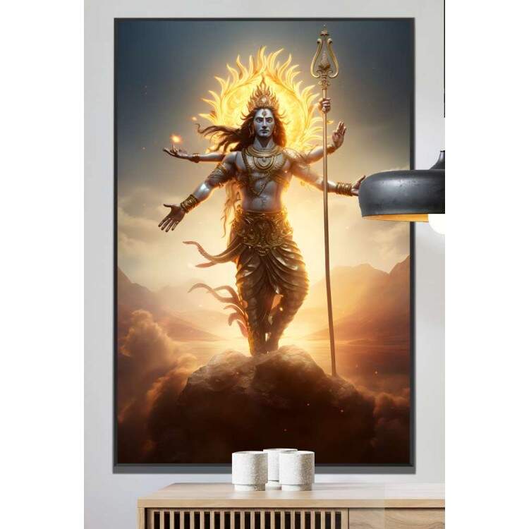 Quadro Decorativo Deus Shiva Hindusmo