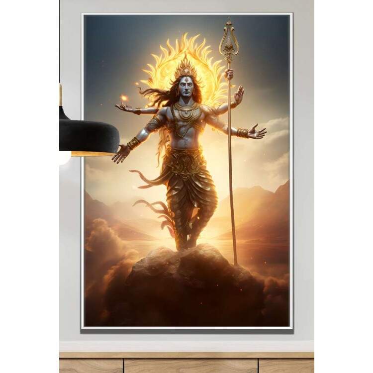 Quadro Decorativo Deus Shiva Hindusmo