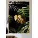 Quadro Decorativo Folhas de Monstera Dourada com Gotas de �gua