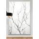 Quadro Decorativo Galho Com Folhas Secas Com Fundo Emba�ado