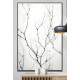 Quadro Decorativo Galho Com Folhas Secas Com Fundo Emba�ado