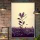 Quadro Decorativo Minimalista Tons de Roxo Escuro