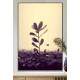 Quadro Decorativo Minimalista Tons de Roxo Escuro