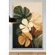 Quadro Decorativo Plantas Em Tons Past�is