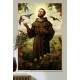 Quadro Decorativo Santo Ant�nio com Fundo de Natureza