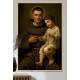 Quadro Decorativo Santo Ant�nio com Crian�a no Colo