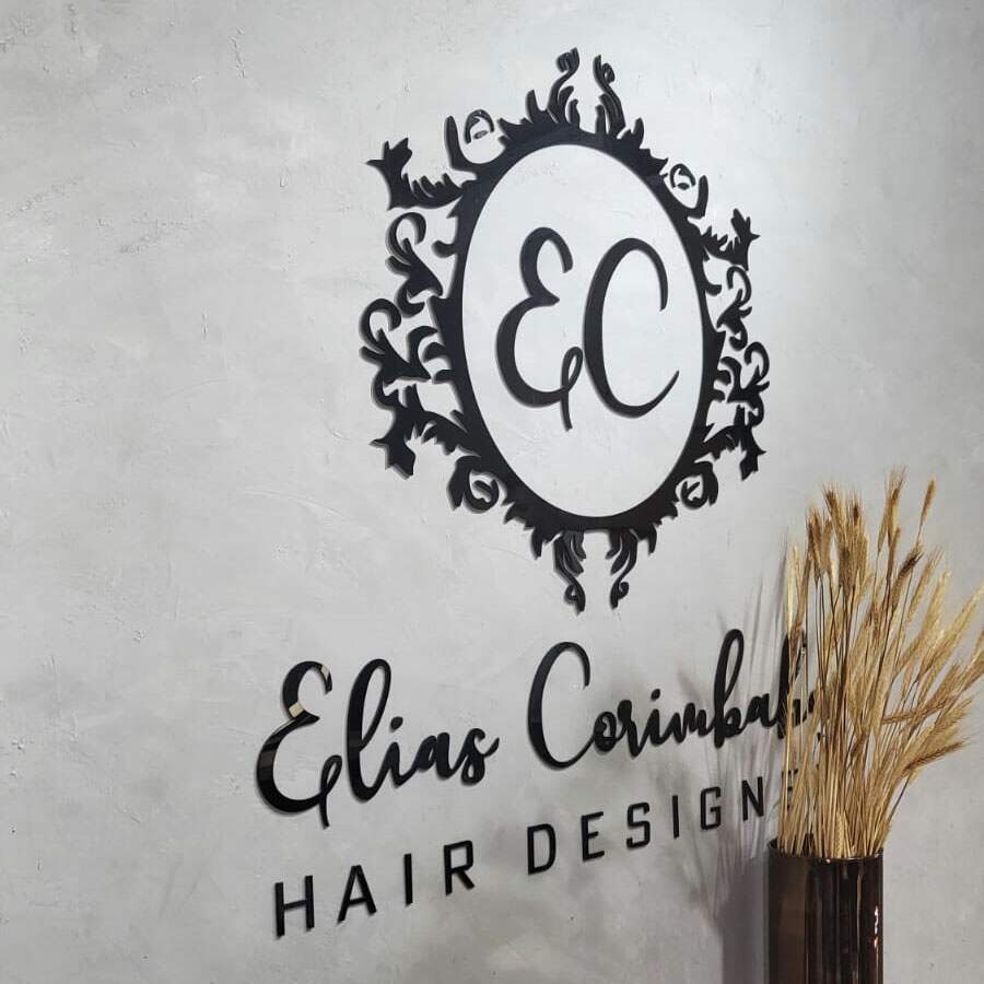 Logo Personalizado 3D Para Parede - Madeira com Pintura MF