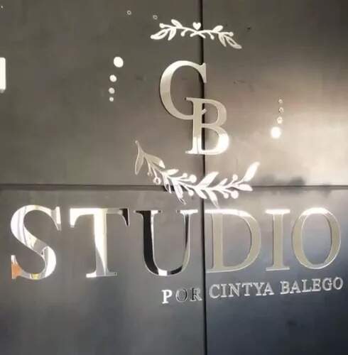 Logo Personalizado 3D Para Parede - Madeira com Espelho MF