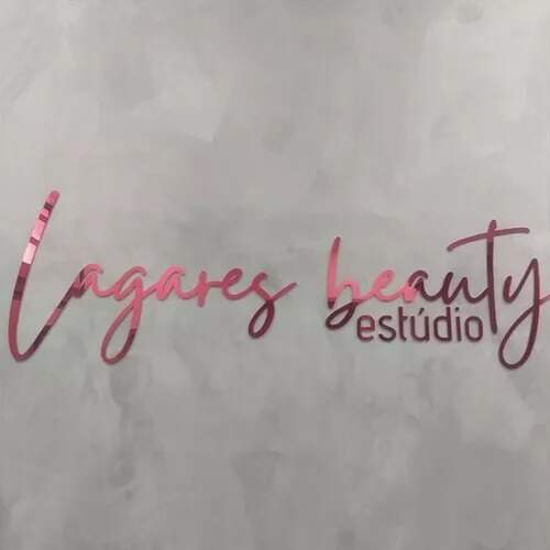 Logo Personalizado 3D Para Parede - Madeira com Espelho MF