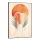Quadro Decorativo Arte Abstrata Figuras Geom�tricas com Detalhes