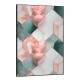 Quadro Decorativo Arte Abstrata Figuras Geom�tricas Estilo M�rmore