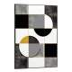 Quadro Decorativo Geom�trico Arte Abstrata C�rculos e Quadrados