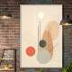 Quadro Decorativo Geom�trico Arte Abstrata Figuras