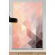 Quadro Decorativo Geom�trico Arte Abstrata Tons de Rose