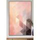 Quadro Decorativo Geom�trico Arte Abstrata Tons de Rose