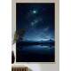 Quadro Decorativo C�u Estrelado com Reflexo de Rio
