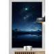 Quadro Decorativo C�u Estrelado com Reflexo de Rio