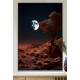Quadro Decorativo Luar Iluminando Montanha
