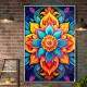 Quadro Decorativo Mandala Colorida com Cores Saturadas