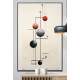 Quadro Decorativo Cena Minimalista com Figuras Geom�tricas Fundo Bege