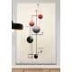 Quadro Decorativo Cena Minimalista com Figuras Geom�tricas Fundo Bege