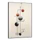 Quadro Decorativo Cena Minimalista com Figuras Geom�tricas Fundo Bege