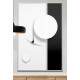 Quadro Decorativo Minimalista Branco e Preto