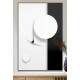 Quadro Decorativo Minimalista Branco e Preto