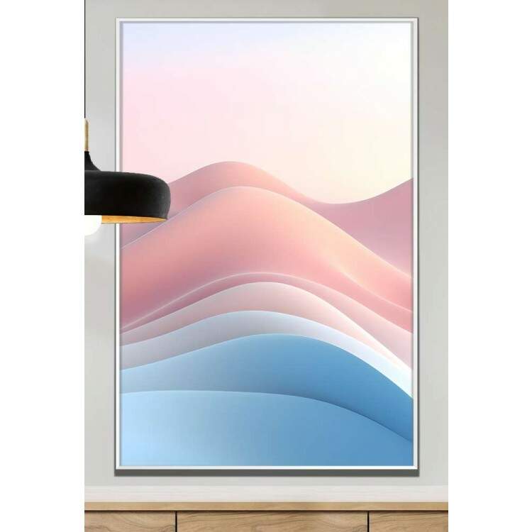Quadro Decorativo Minimalista Detalhes com Cores Pastis