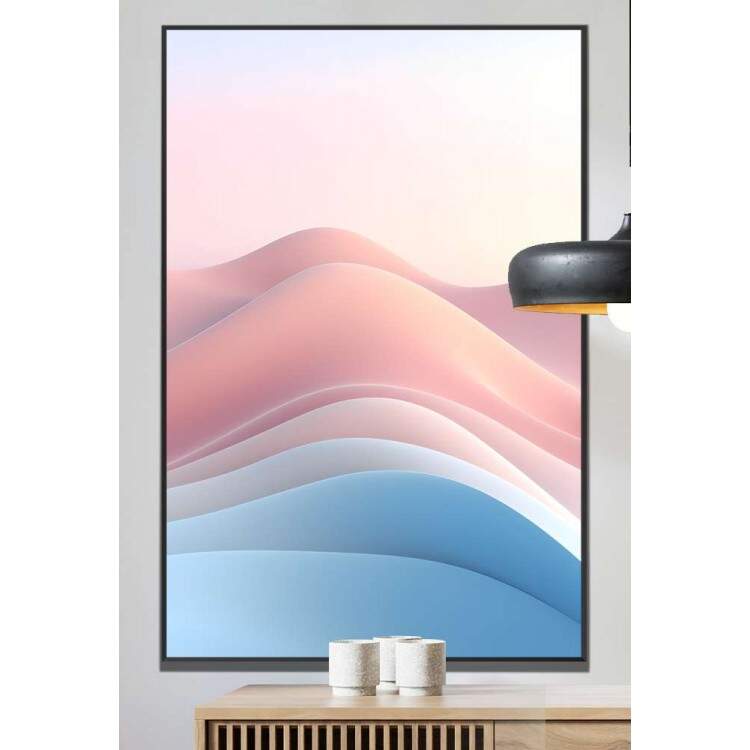 Quadro Decorativo Minimalista Detalhes com Cores Pastis