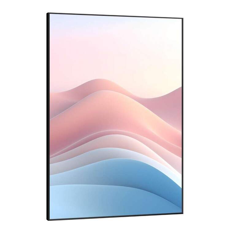 Quadro Decorativo Minimalista Detalhes com Cores Pastis