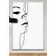 Quadro Decorativo Minimalista Fine Line De Mulher