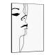 Quadro Decorativo Minimalista Fine Line De Mulher