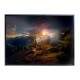 Quadro Decorativo Paisagem Topo de Montanha e P�r do Sol