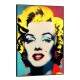 Quadro Decorativo Pop Art Marilyn Monroe Fundo Azul Vermelho