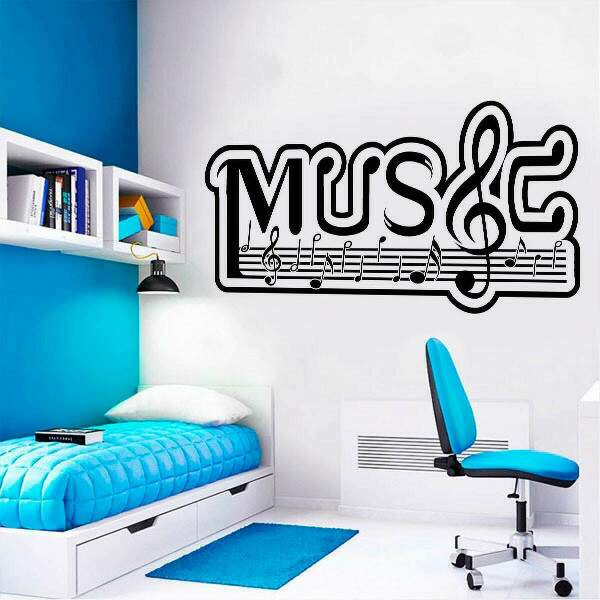 Adesivo de Parede Music