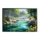 Quadro Decorativo Paisagem Cachoeira com �guas Cristalinas