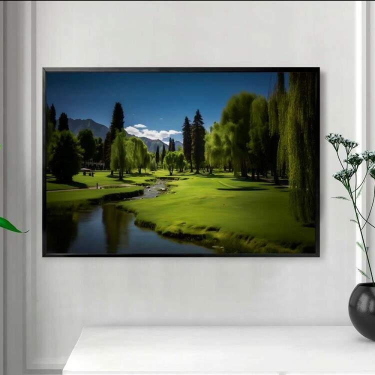 Quadro Decorativo Paisagem com Belas rvores